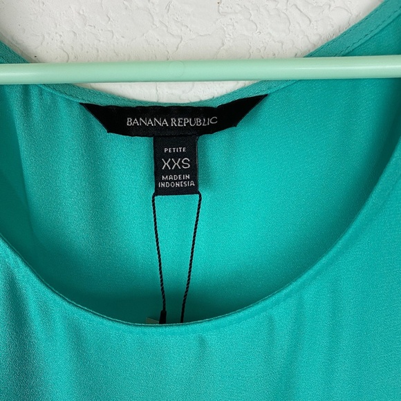 Banana Republic Tank Top XXS NWT $59 green color - Picture 3 of 6